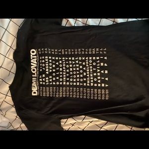 demi lovato tour shirt